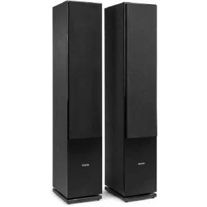 en ligne vente Fenton Paire D’enceintes De Sol SHF80B Noir – Cinéma à Domicile + Haut-parleurs Hifi 7