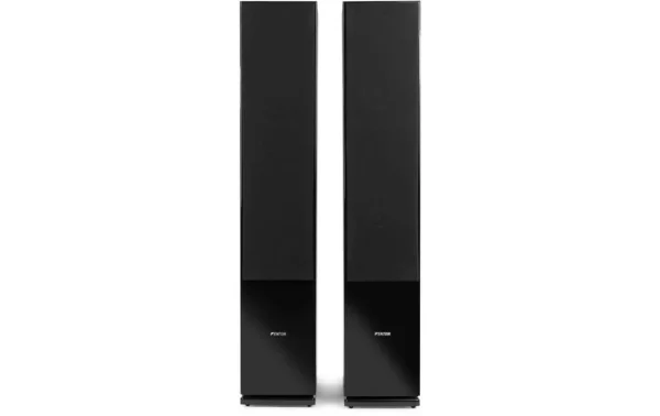 en ligne vente Fenton Paire D’enceintes De Sol SHF80B Noir – Cinéma à Domicile + Haut-parleurs Hifi 4