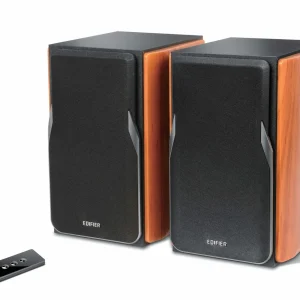 Edifier Paire D’enceintes D’étagère R1380DB Brun, Noir – Cinéma à Domicile + Haut-parleurs Hifi prix de gros 7