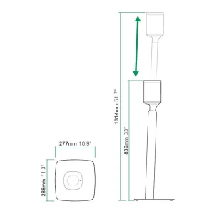 Flexson Supports Sur Pied, Paire Sonos PLAY:1, ONE Et ONE SL, Blanc , Blanc – Cinéma à Domicile + Haut-parleurs Hifi boutiqued en ligne 7