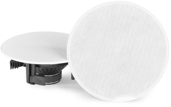 Power Dynamics Haut-parleur De Plafond CSH80 Lot De 2, 2x 35W, Blanc – Cinéma à Domicile + Haut-parleurs Hifi Paris 1