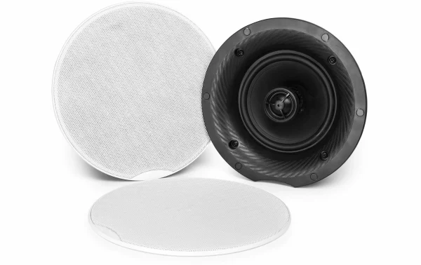 Power Dynamics Haut-parleur De Plafond CSH80 Lot De 2, 2x 35W, Blanc – Cinéma à Domicile + Haut-parleurs Hifi Paris 3