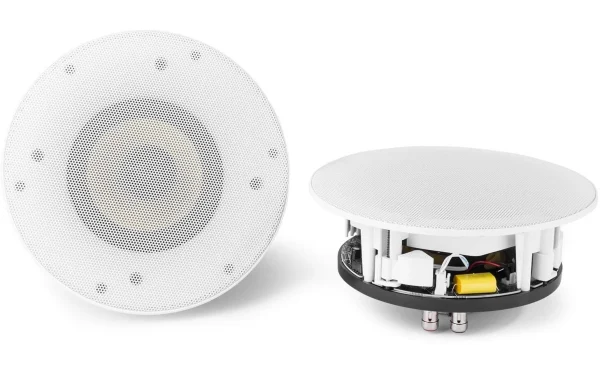 Top ventes Power Dynamics Haut-parleur De Plafond WCS65 Lot De 2, 2x 30W, Blanc – Cinéma à Domicile + Haut-parleurs Hifi 1