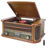Soundmaster Chaîne Stéréo NR545DAB Brun – Chaînes Hifi luxe soldes 11