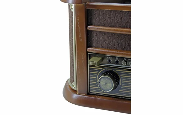 Soundmaster Chaîne Stéréo NR545DAB Brun – Chaînes Hifi luxe soldes 4